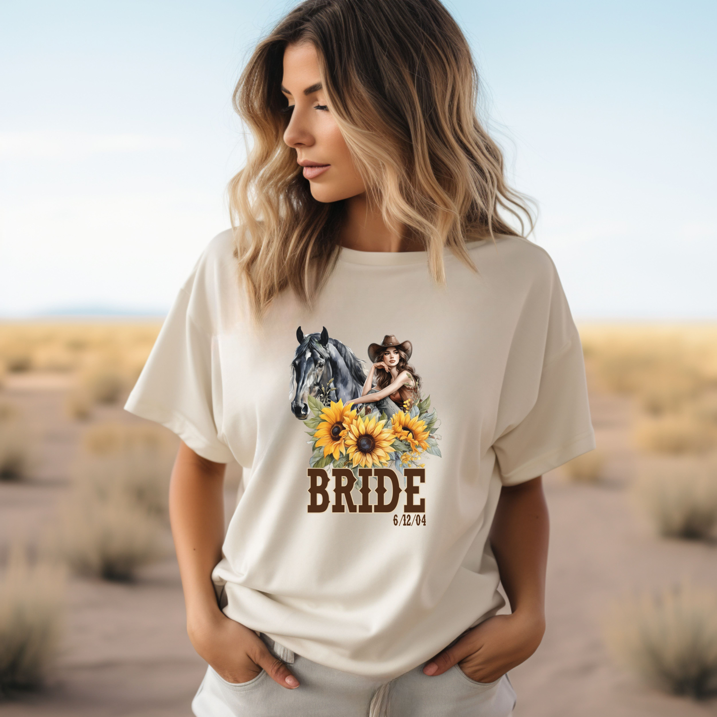 Bride with Sunflower