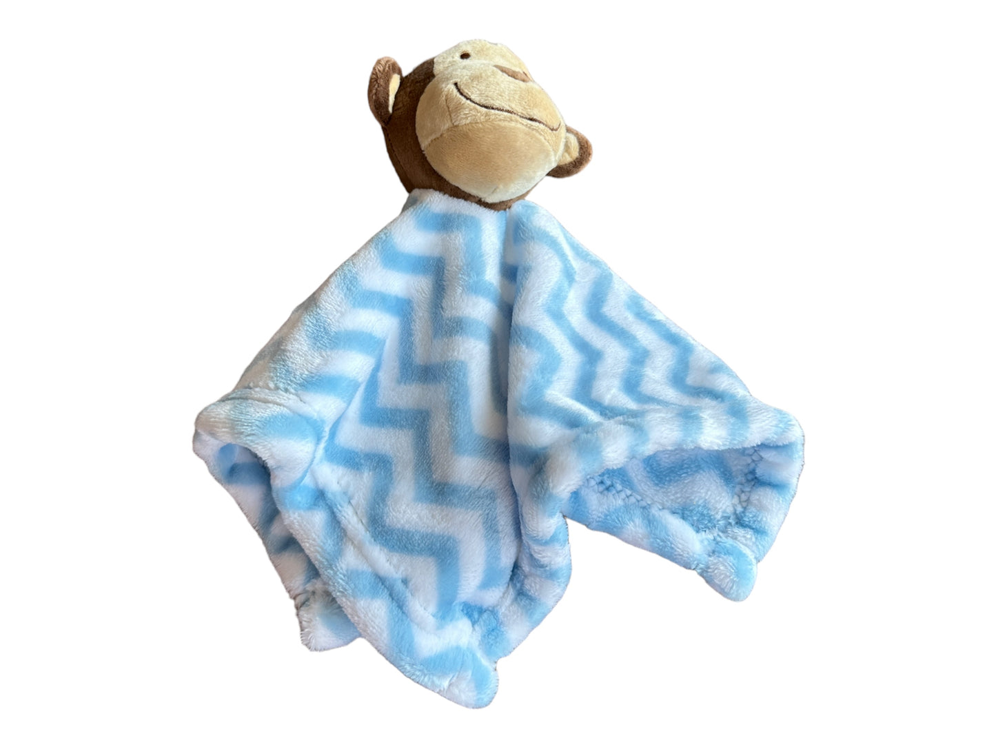 Monkey Snuggie Blue and White Strips