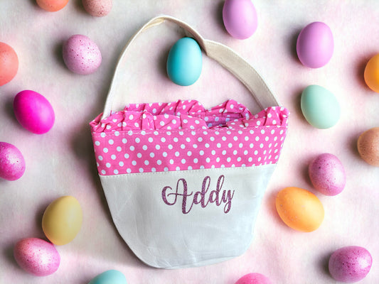 Personalized Easter Basket Boy and Girl Monogrammed Easter Basket, Easter Gift, Kids Easter Basket, Customized Easter Baskets