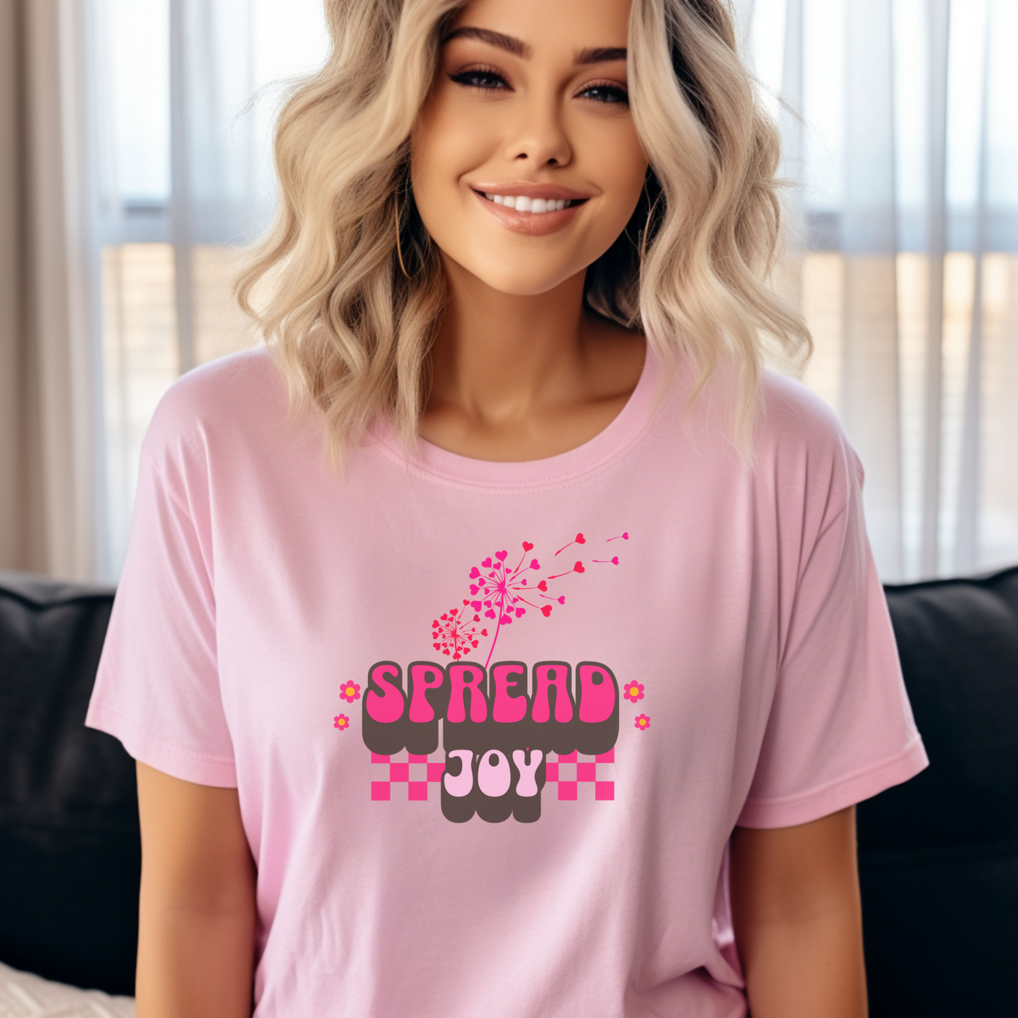 Spraed Joy Inspirational Shirt Valentines Day Shirt, Valentines Day T-Shirt, Valentines Day Gifts for Her, Valentines Day Shirt