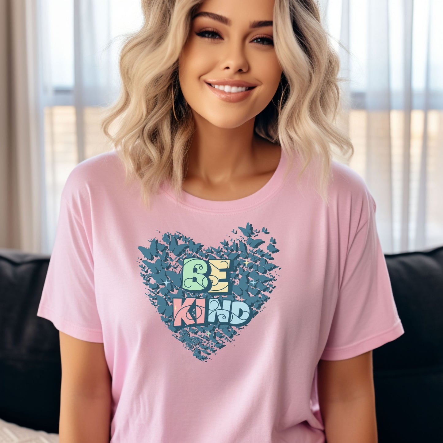 Be Kind Inspirational Shirt, Valentines Day Coffee Shirt, Coffee T-Shirt, Valentines Day Gifts for Her, Valentines Day Shirt