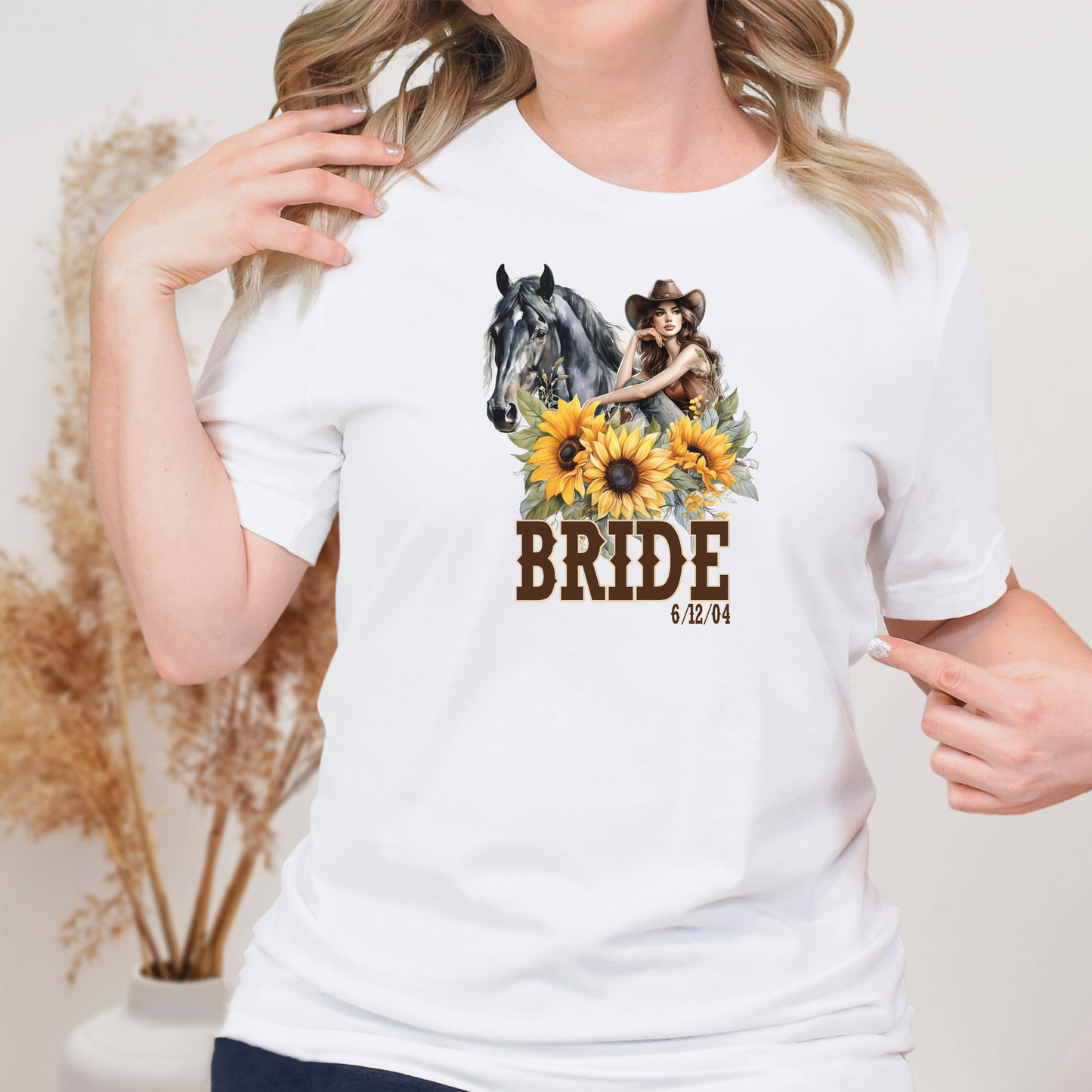 Bride with Sunflower