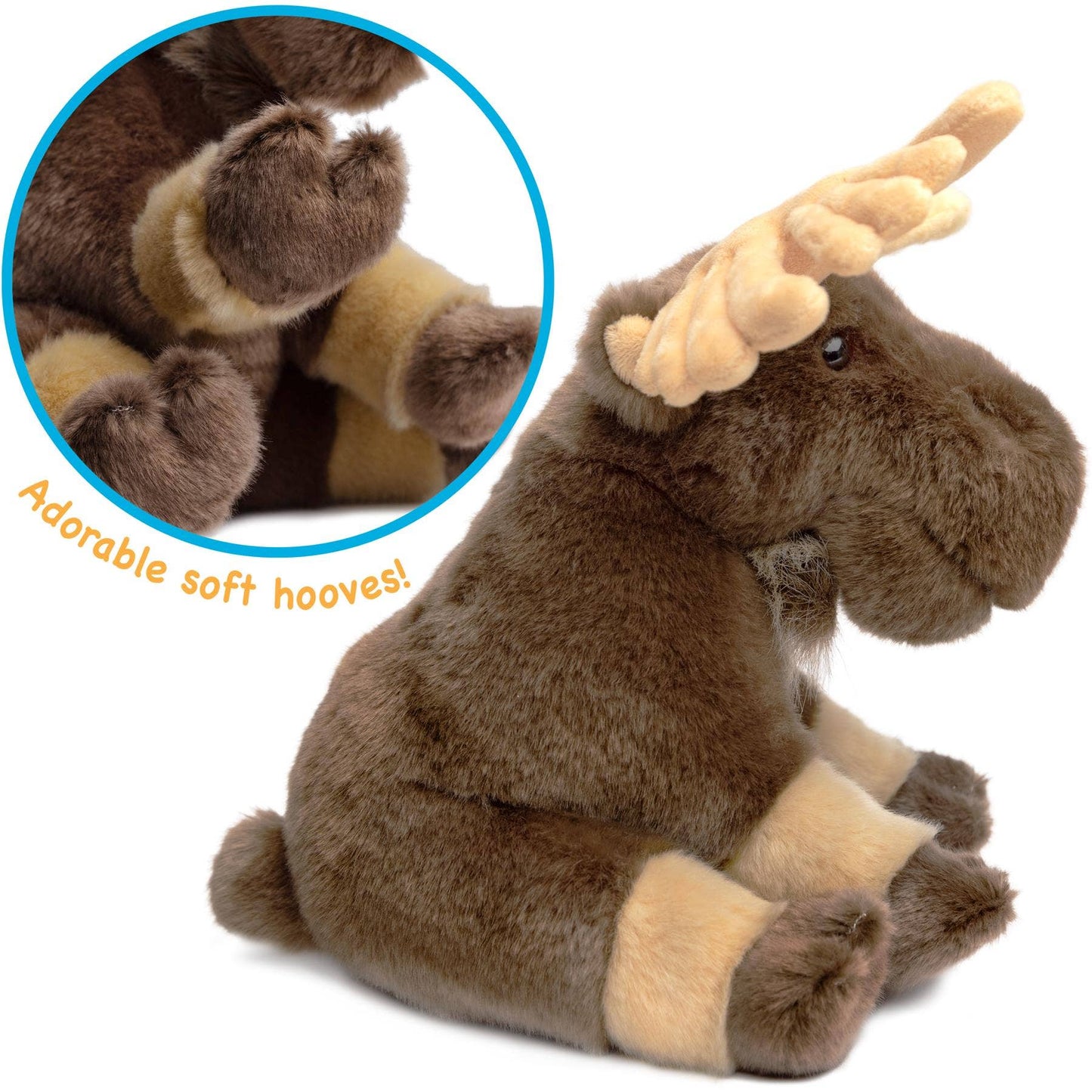 Martin The Moose | 10.5 Inch Stuffed Animal Plush