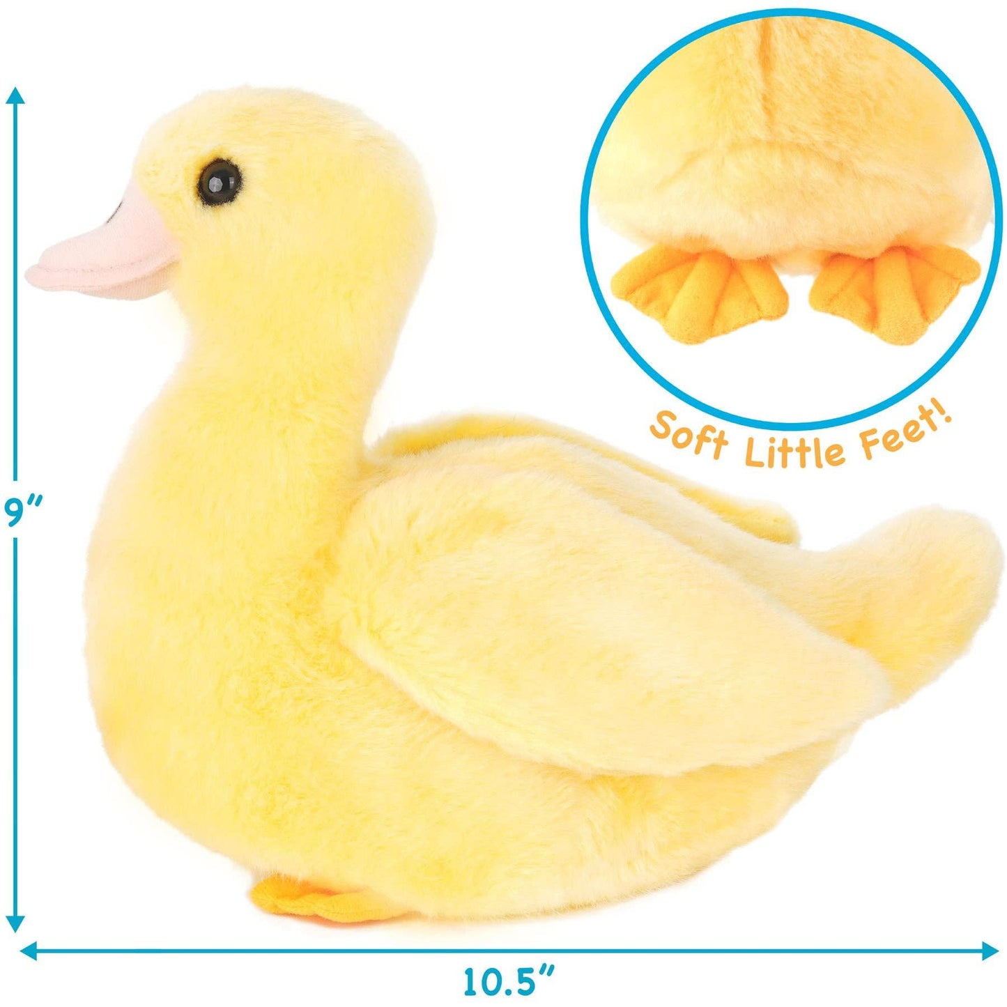 Dani the Duckling | 11 Inch Stuffed Animal Plush | By Tiger